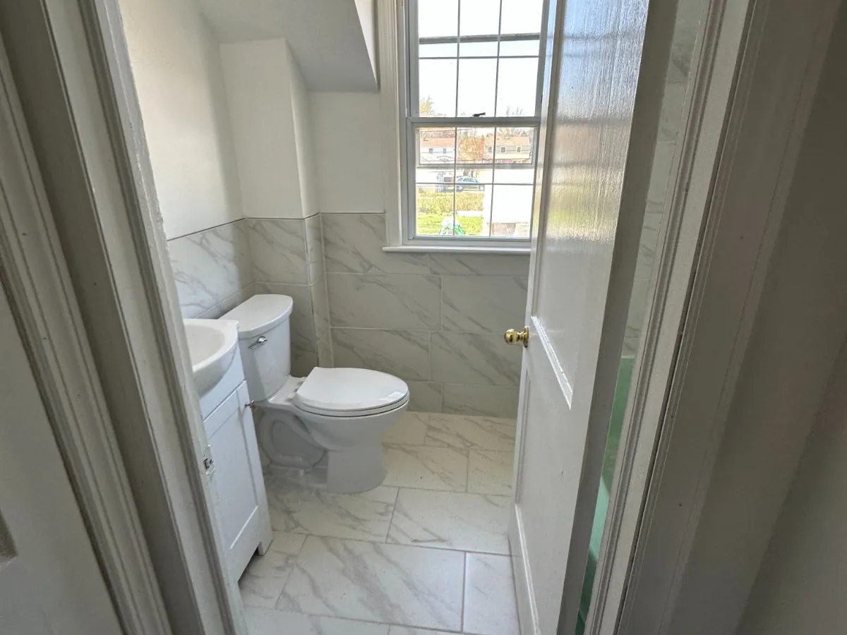 After: storm and roof-leak damage restoration in a Philadelphia-area home
